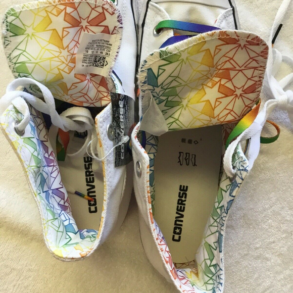 Converse Gay Pride LGBT Hi Top Limited 157375C - Picture 7 of 8